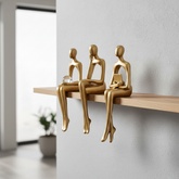 Modern Abstract Human Figurine Shelf Decor