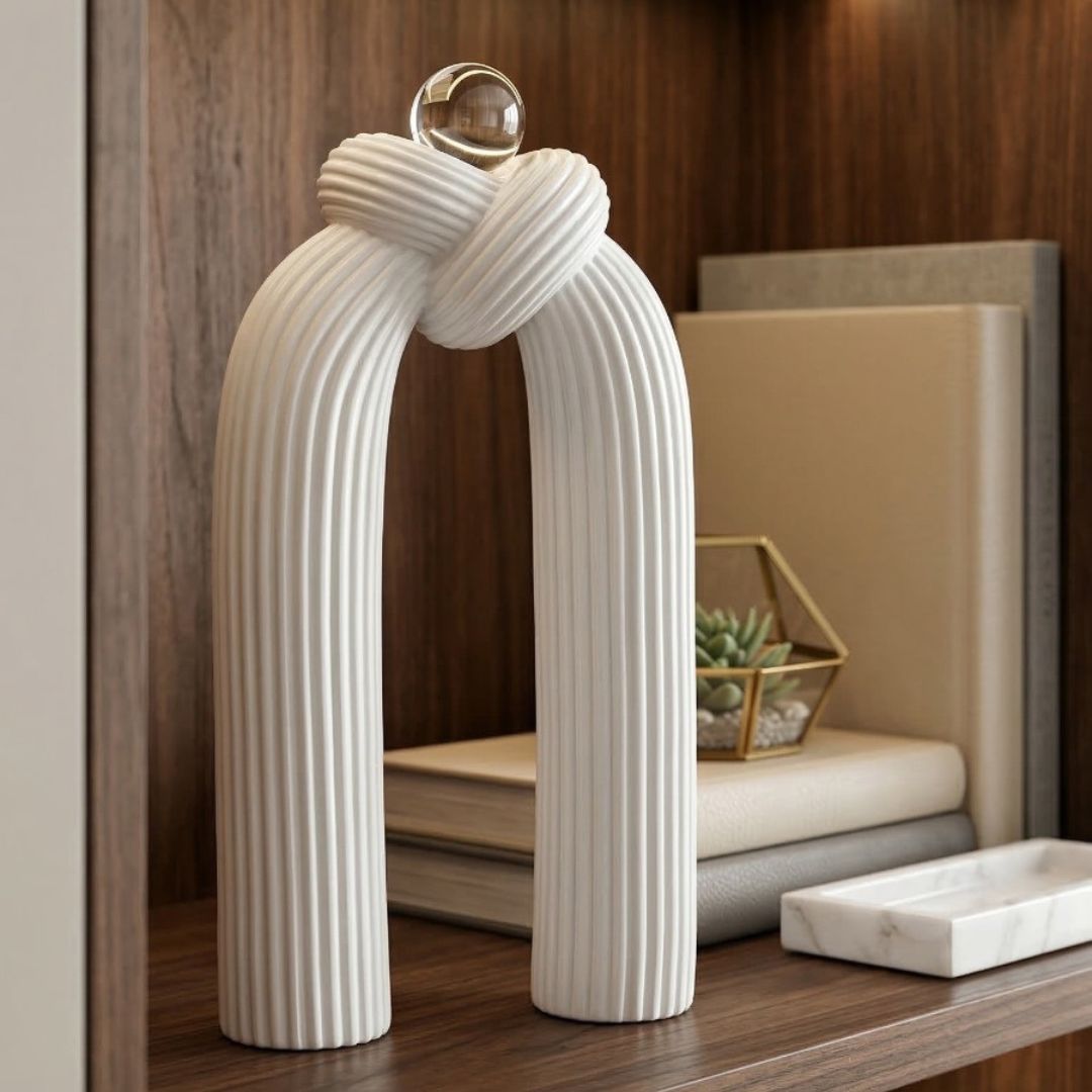 Elegant Abstract Arch Knot Decorative Piece