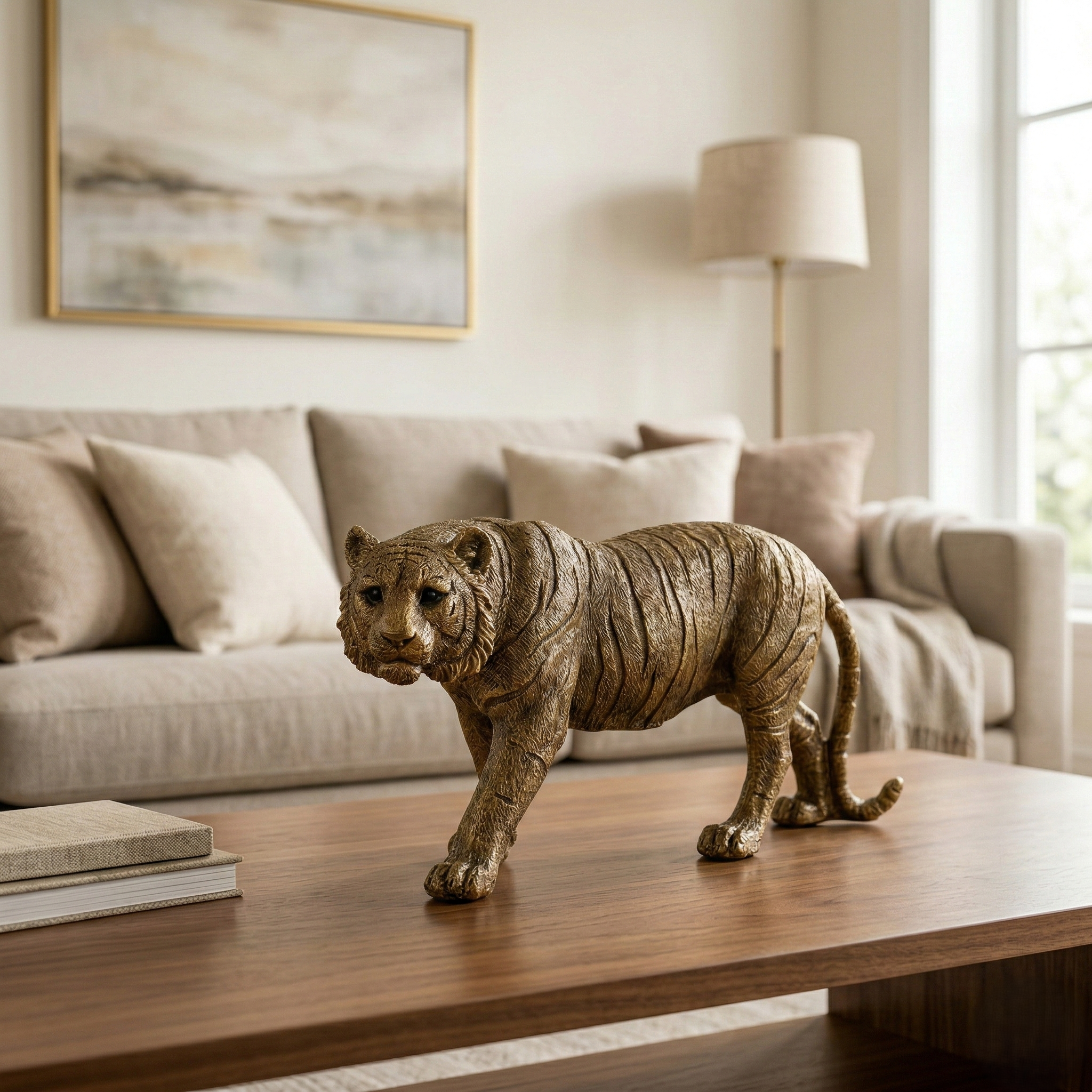 Luxury Aurelian Apex Tiger Sculpture