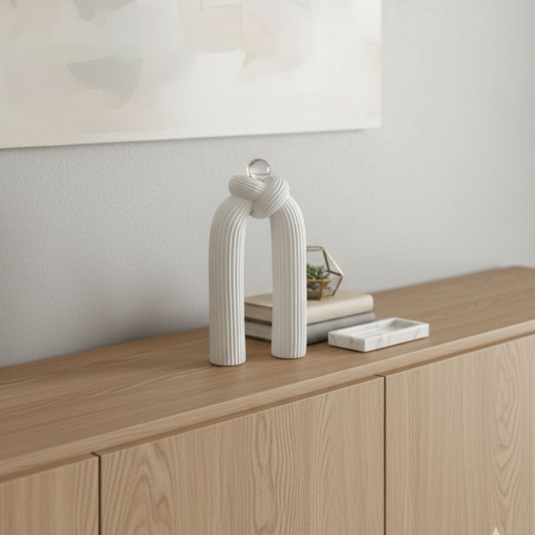 Elegant Abstract Arch Knot Decorative Piece