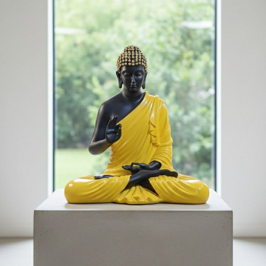 Serene Buddha Meditation Decorative Home Statue