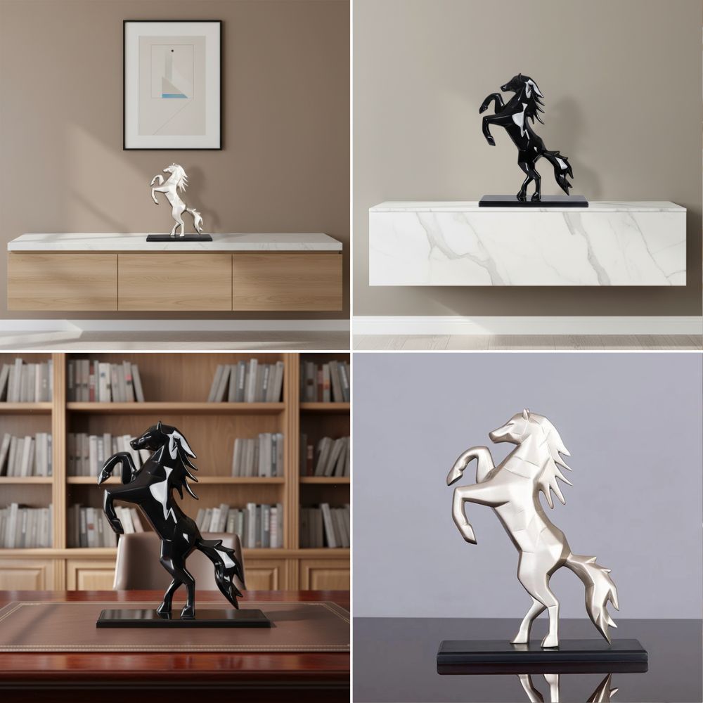 Ferrari Inspired Horse Decor