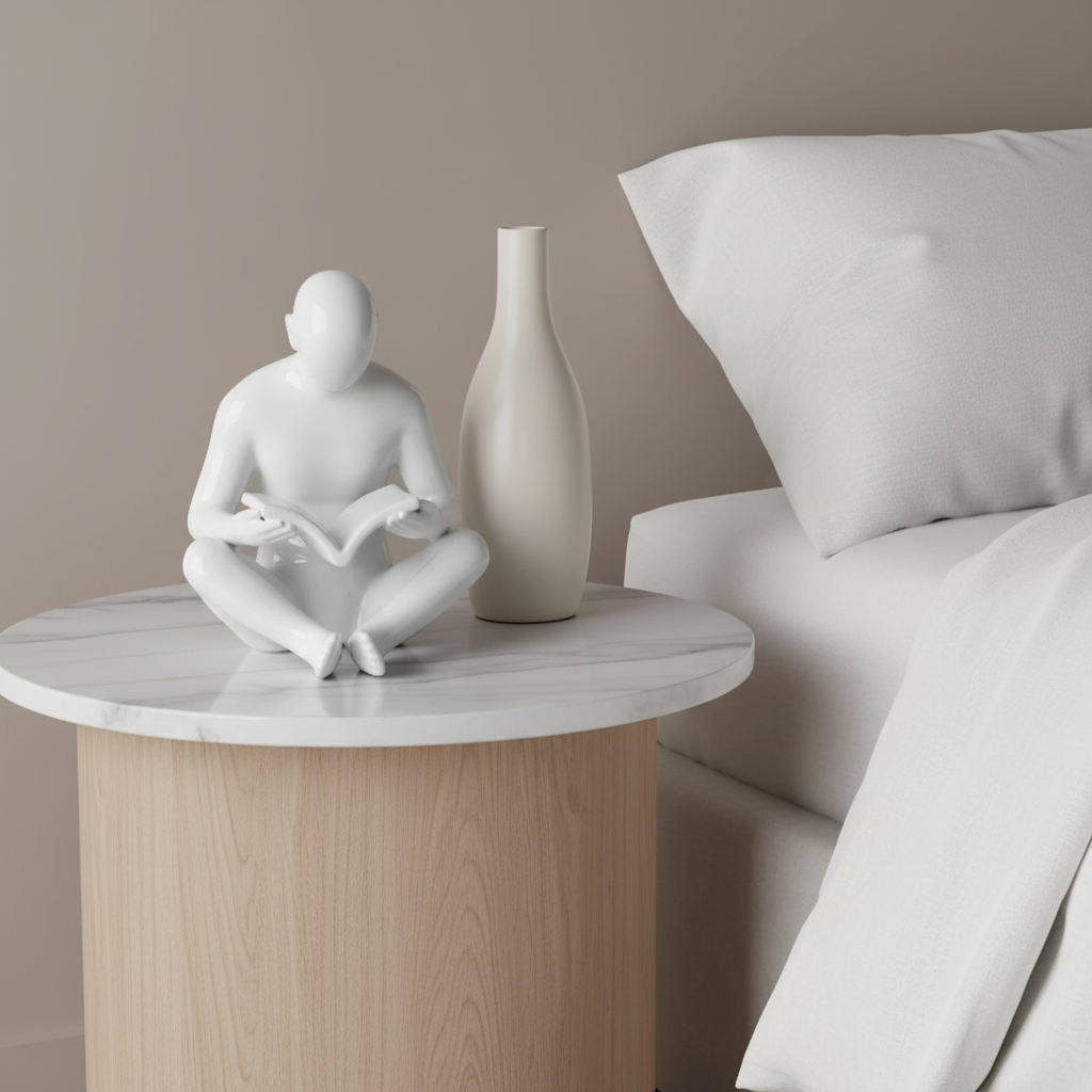 Quiet Readers Bookend Sculptures