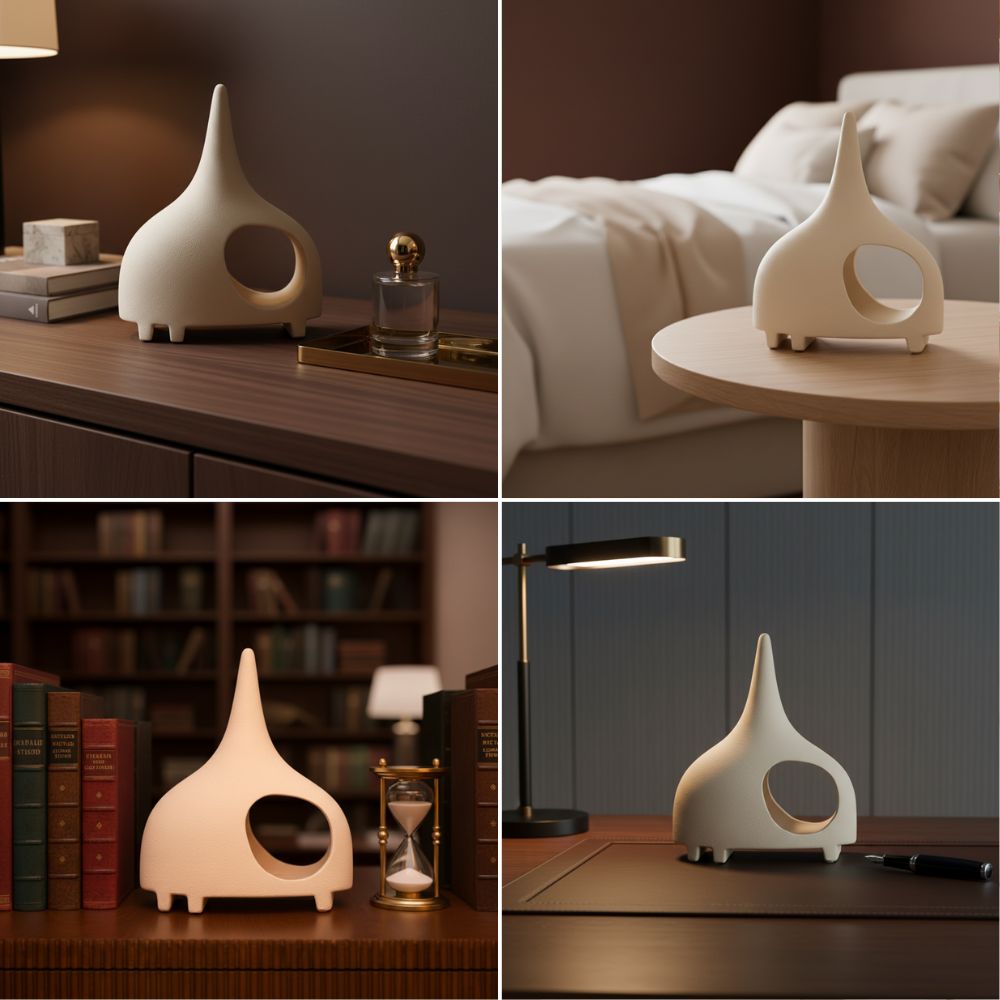 Sculpted Echo of Modern Calm