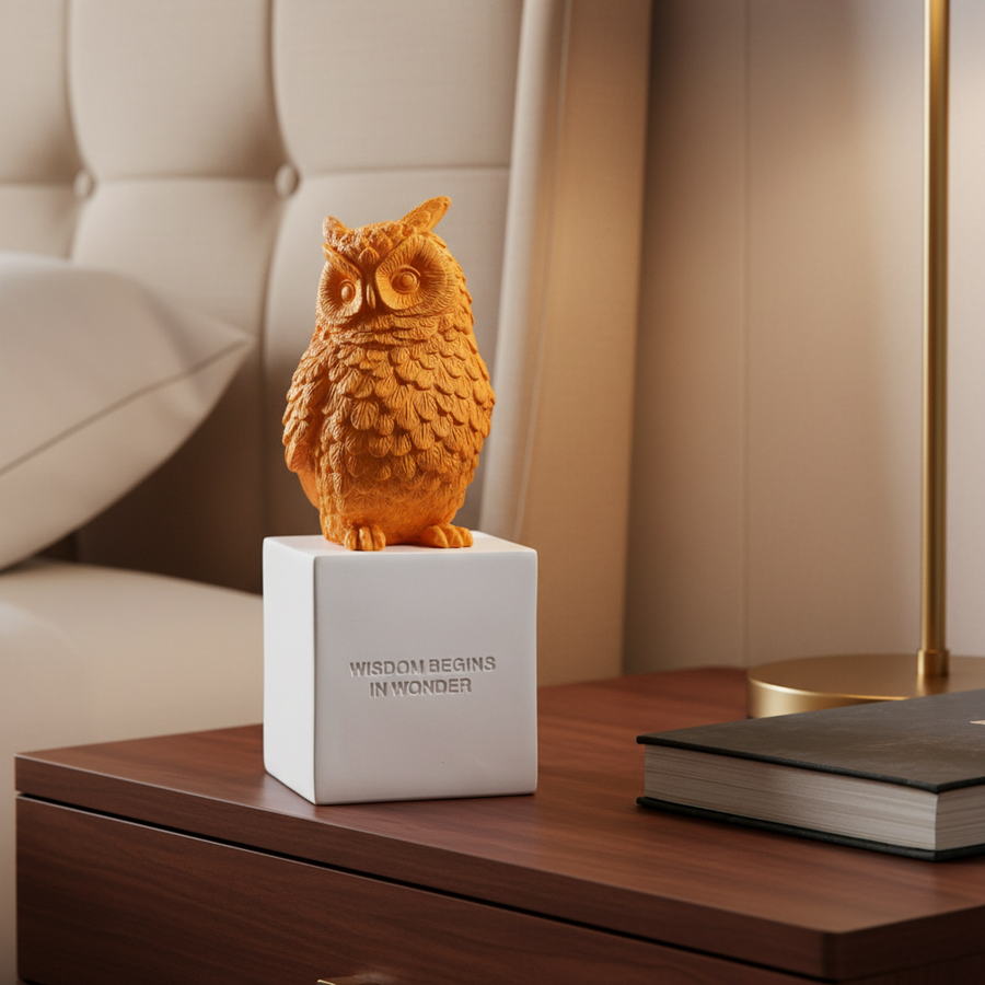 Wisdom Owl Sculpture