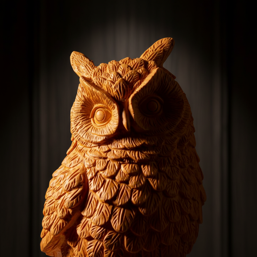 Wisdom Owl Sculpture
