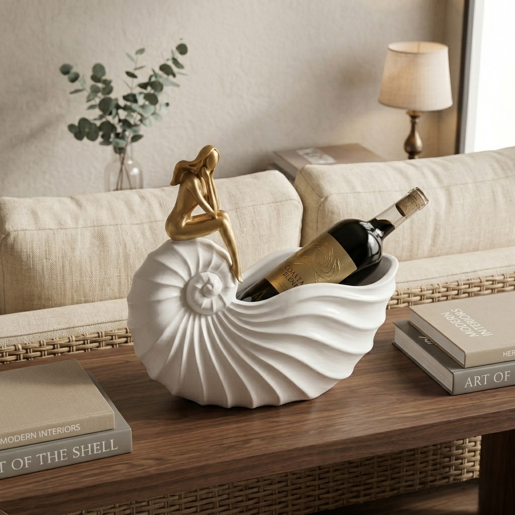 Lady Shell - Storage and Wine Bolte Holder