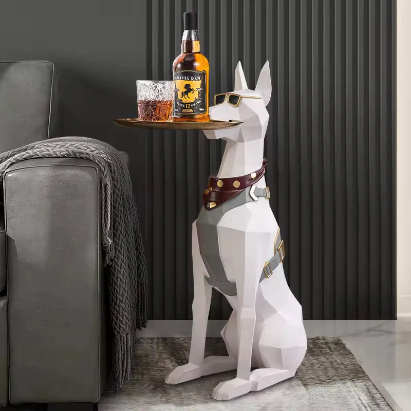 Dobber Man Plater - Dog Sclupture