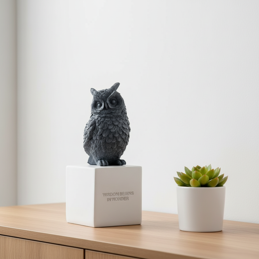 Wisdom Owl Sculpture