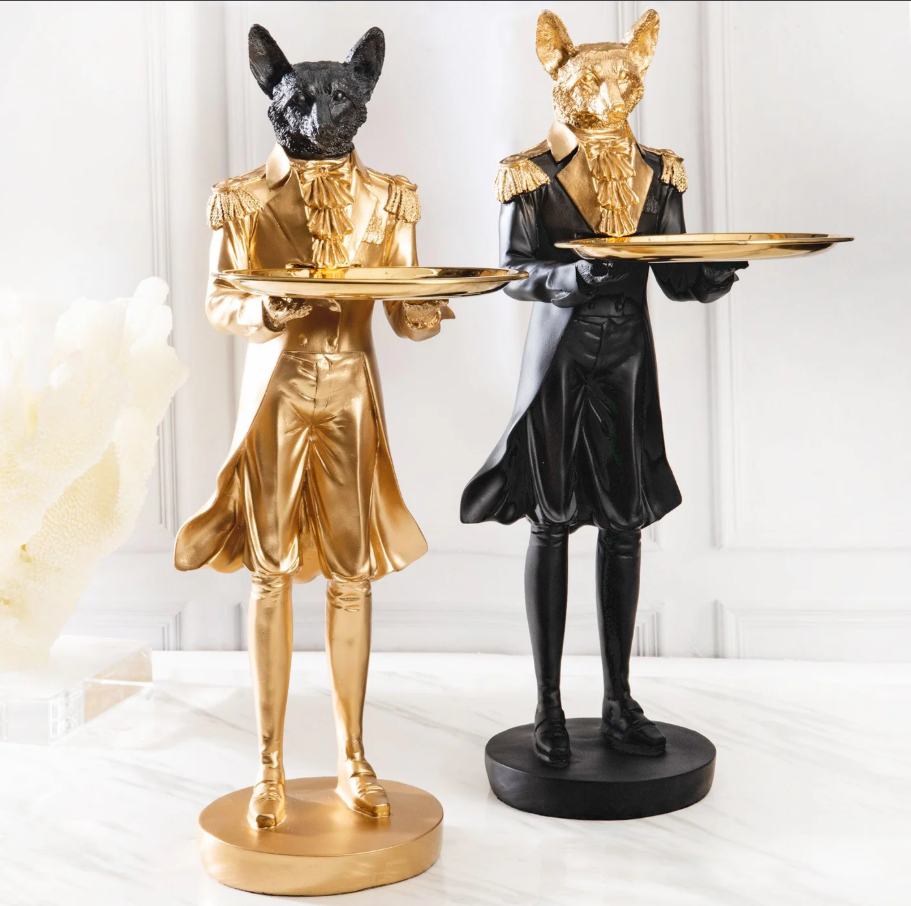 Wolf Aureate Hound Luxury Butler Display