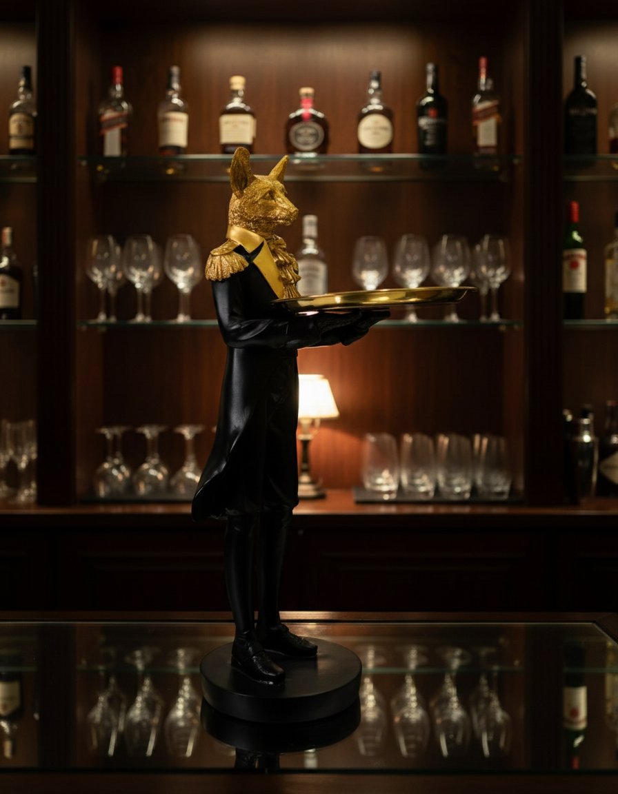 Wolf Aureate Hound Luxury Butler Display