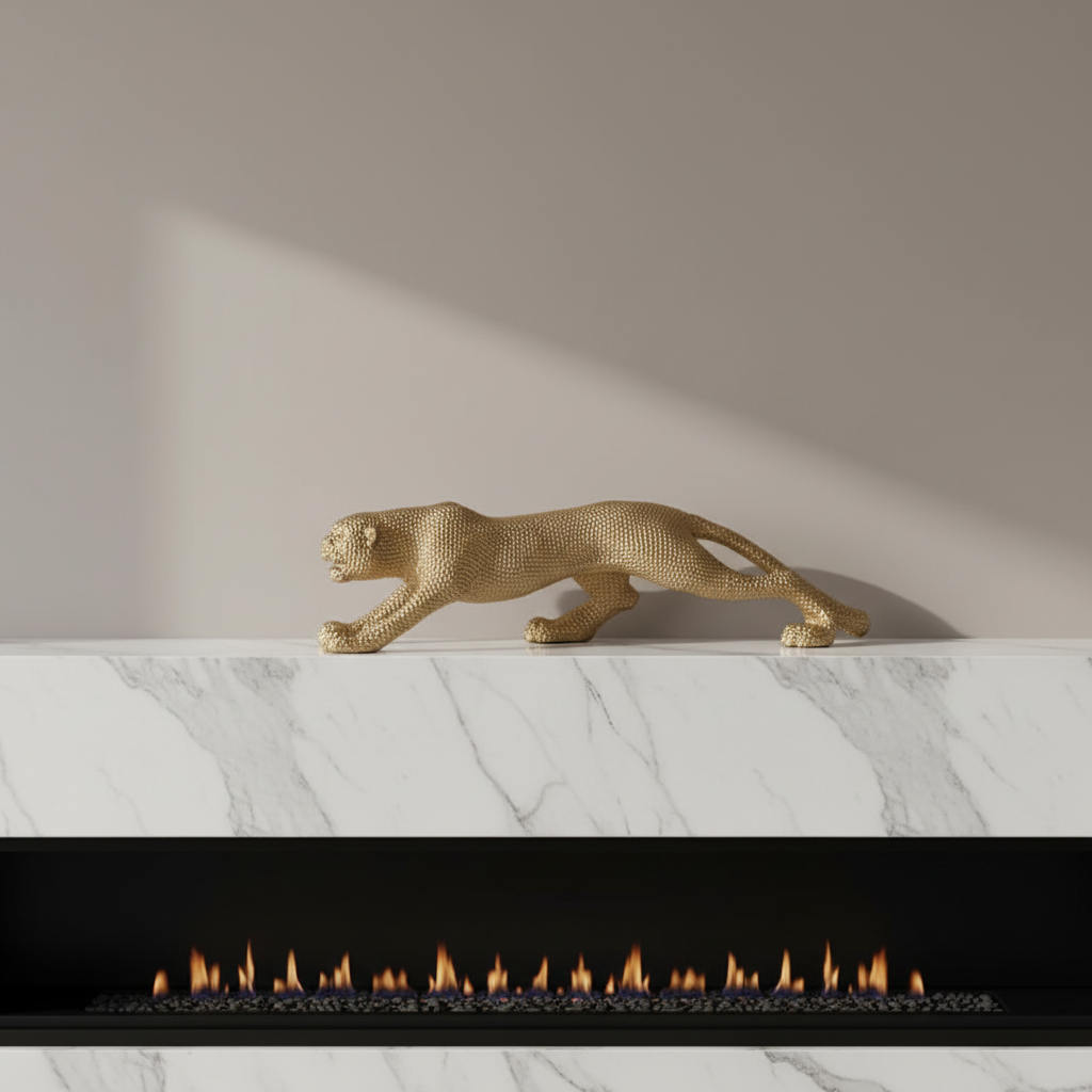 Dotted Cheetah Decorative Sculpture